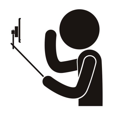 bir selfie alarak kişi