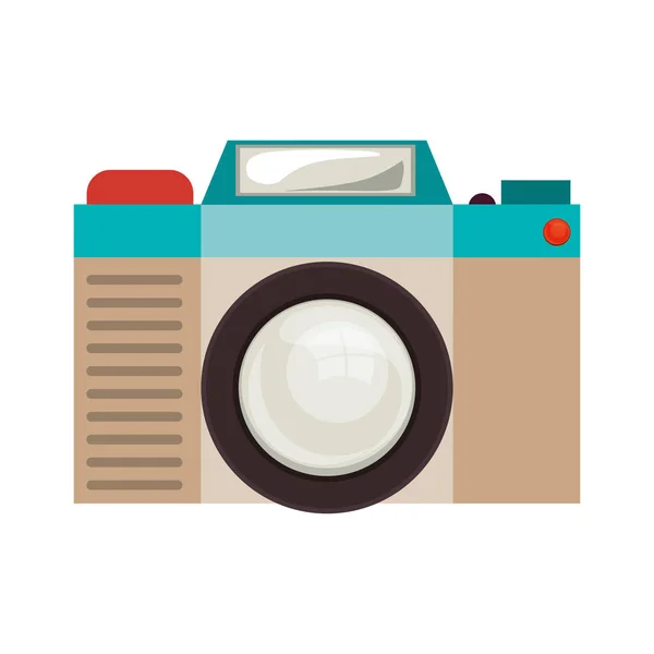 Retro photographic camera — Stock Vector