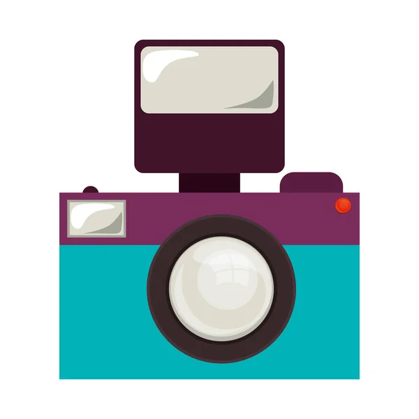 Retro fotografische camera — Stockvector