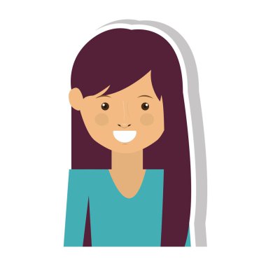 hipster kadın simgesi