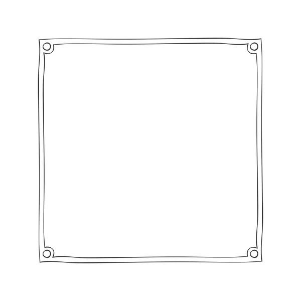 Сіра рамка з контуром — стоковий вектор