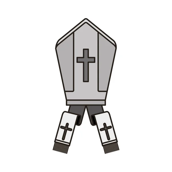 Papsthut-Ikone — Stockvektor