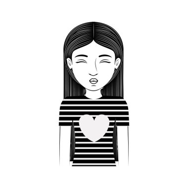 tennager kız simgesi