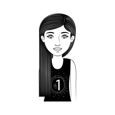 tennager kız simgesi