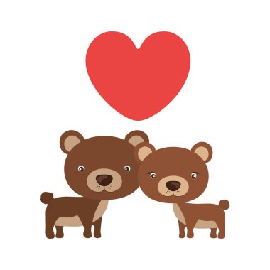 sevimli ayı simgesi