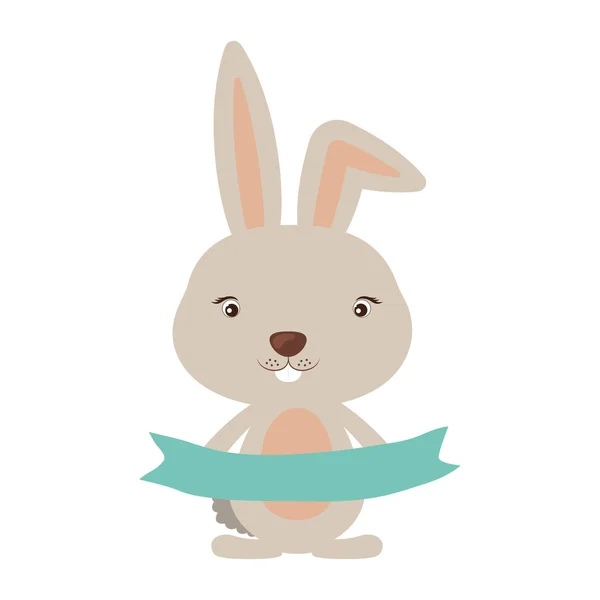 Lindo icono de conejo — Archivo Imágenes Vectoriales