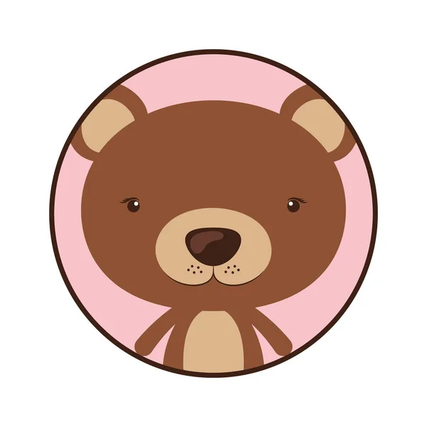 ไอคอนหมีน่ารัก — ภาพเวกเตอร์สต็อก