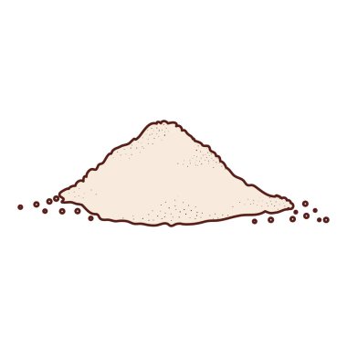 şeker simge yığını