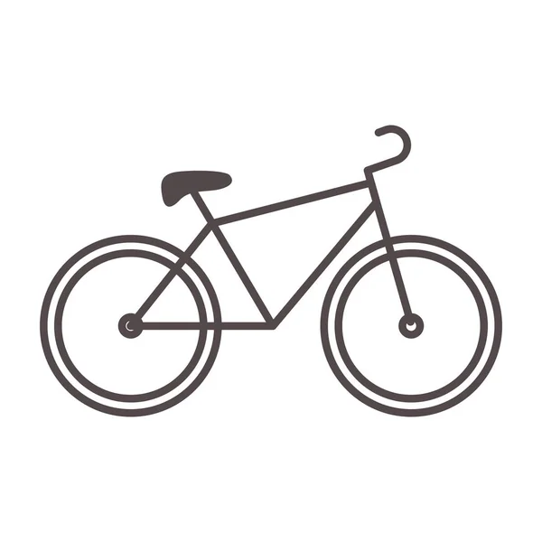 Fiets voertuig pictogram — Stockvector