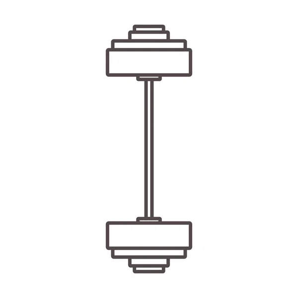ダンベル ジム装置 — ストックベクタ