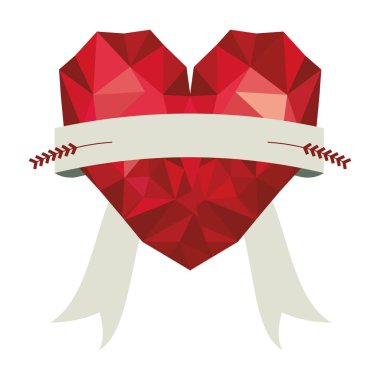 soyut kırmızı kalp