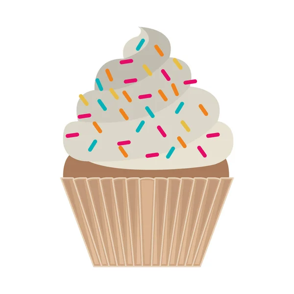 甜纸杯蛋糕图标 — 图库矢量图片