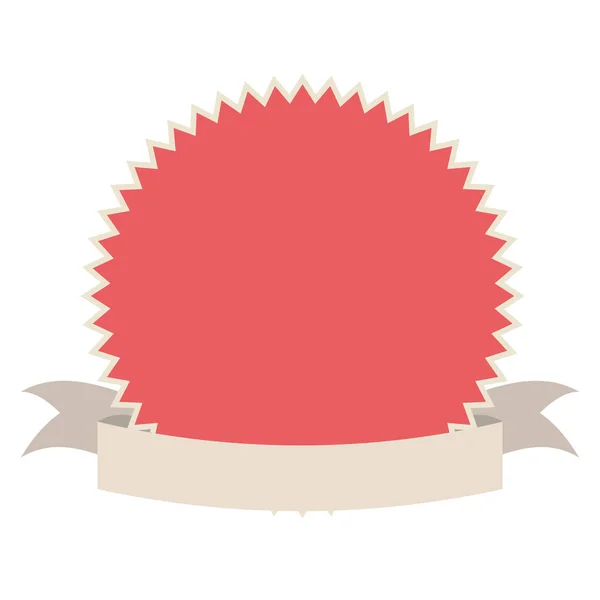 Selo de selo rosa — Vetor de Stock