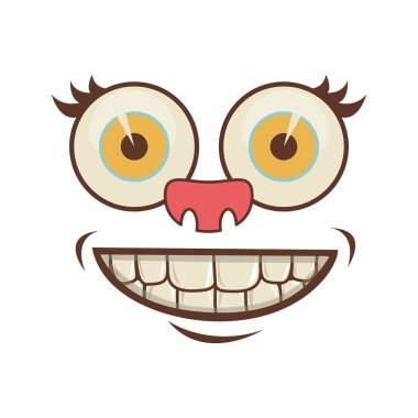 çizgi film yüz simgesi