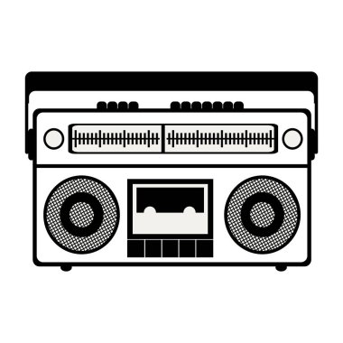 Retro radyo simgesi