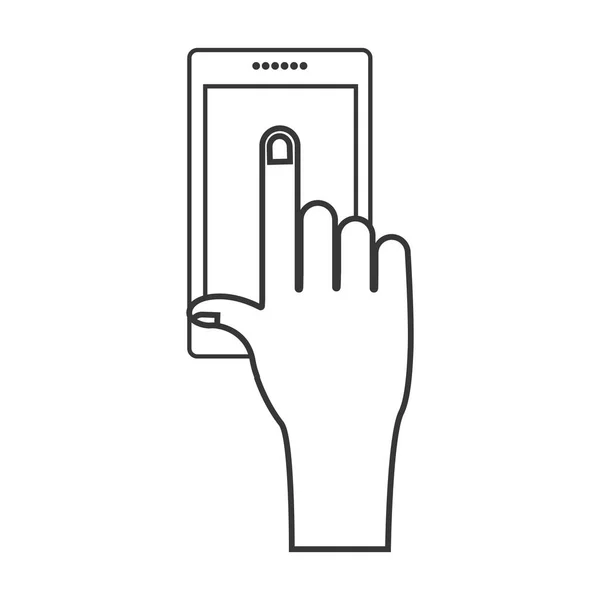 Иконка устройства смартфона — стоковый вектор