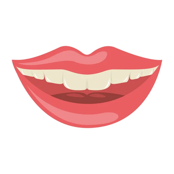 Εικονίδιο κινούμενο σχέδιο στόμα — Διανυσματικό Αρχείο