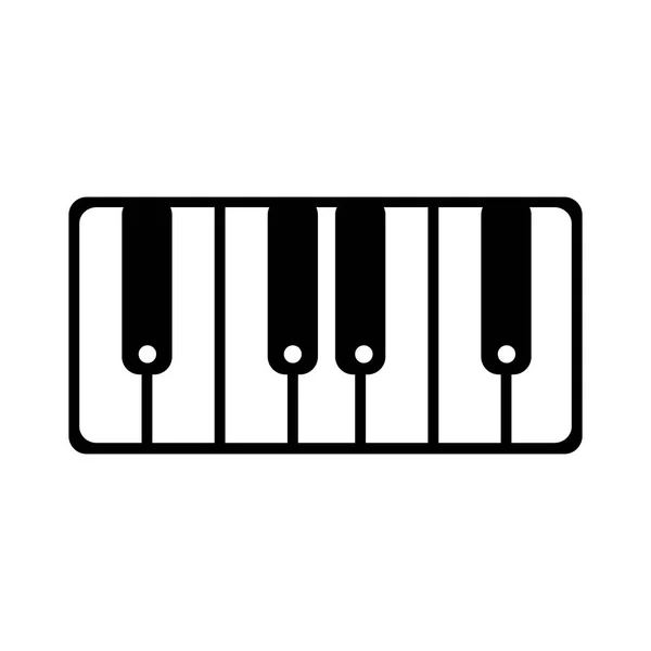 Klavírní hudební nástroj — Stockový vektor
