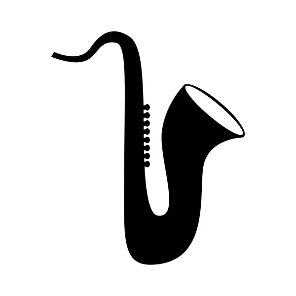 Saxofon-Musikinstrument — Stockvektor