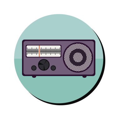 Retro radyo simgesi