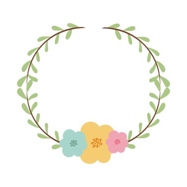 yaprakları çelenk dekorasyon