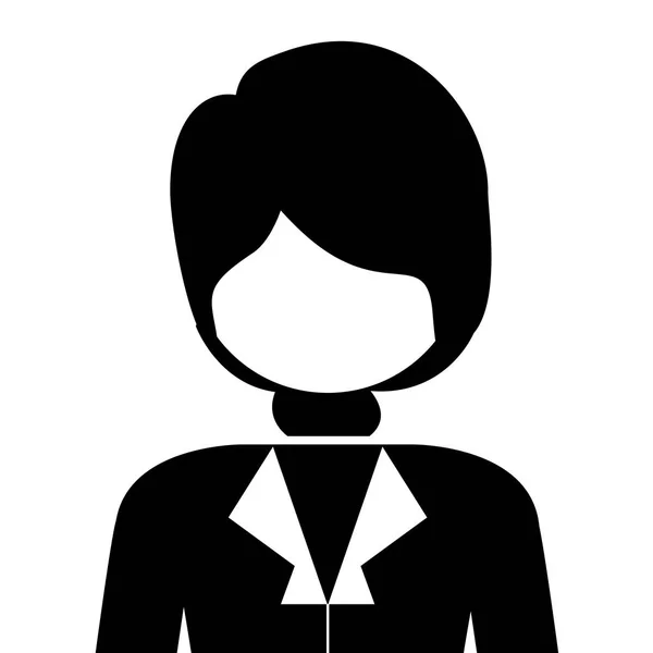 Icône femme Avatar — Image vectorielle