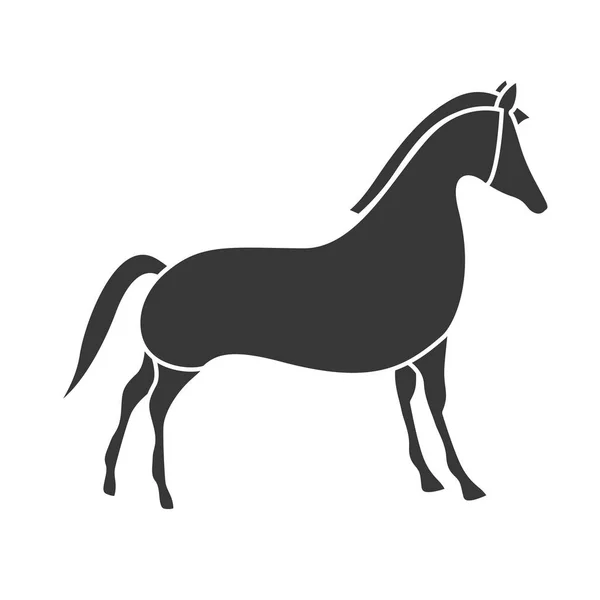 Horse toy icon — Stock Vector