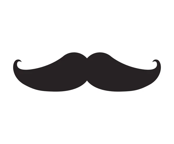 Man mustache icon — Stock Vector