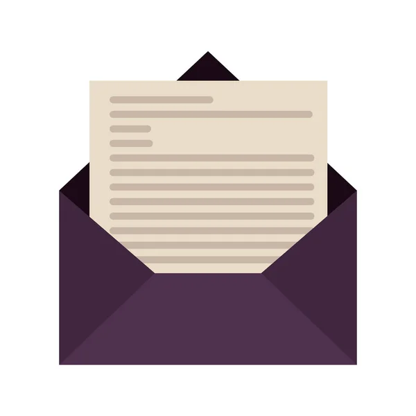 メールの封筒のアイコン — ストックベクタ