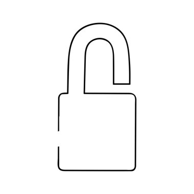 Emniyet kilidi simgesi görüntü