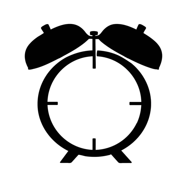 Analog alarm clock icon image — Stock Vector