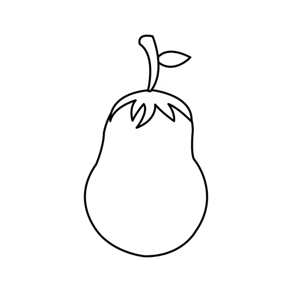 Gambar ikon buah - Stok Vektor