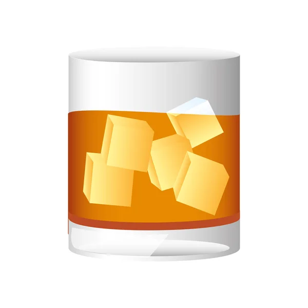 Cocktail dryck ikonbild — Stock vektor