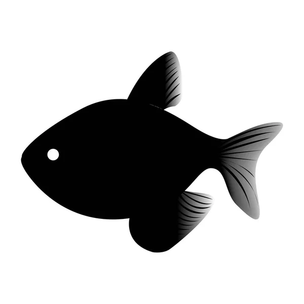 Small fish icon image — Stock Vector