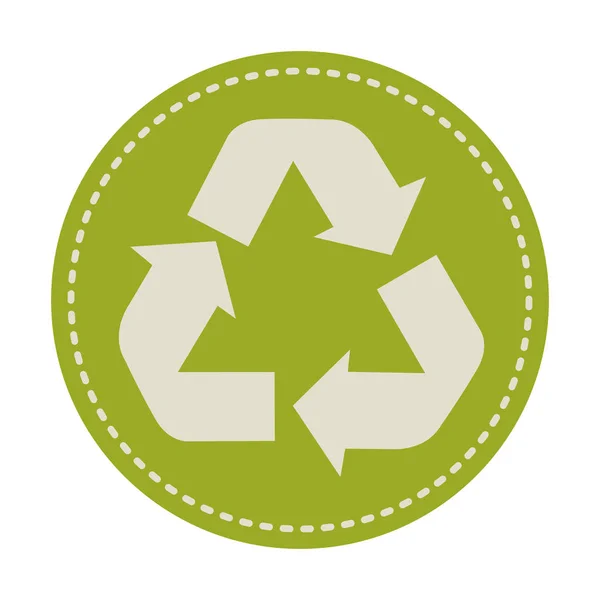 Recycle symbool ontwerp — Stockvector