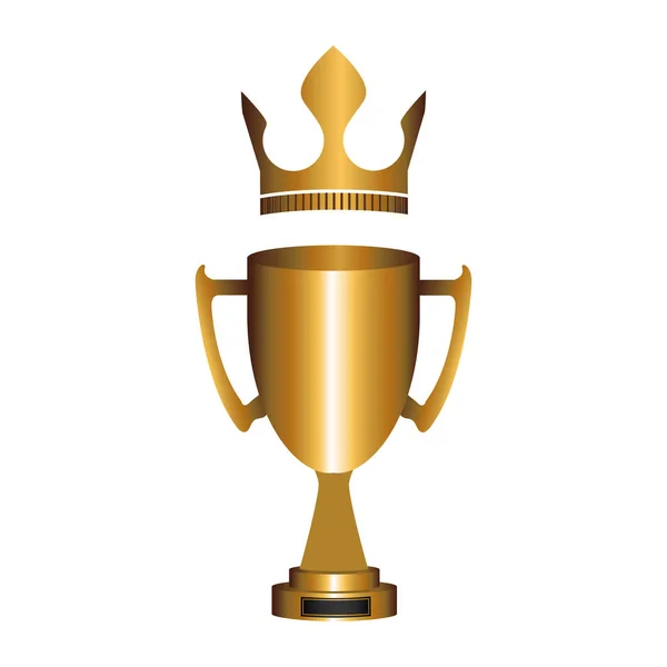 Icona del trofeo d'oro — Vettoriale Stock