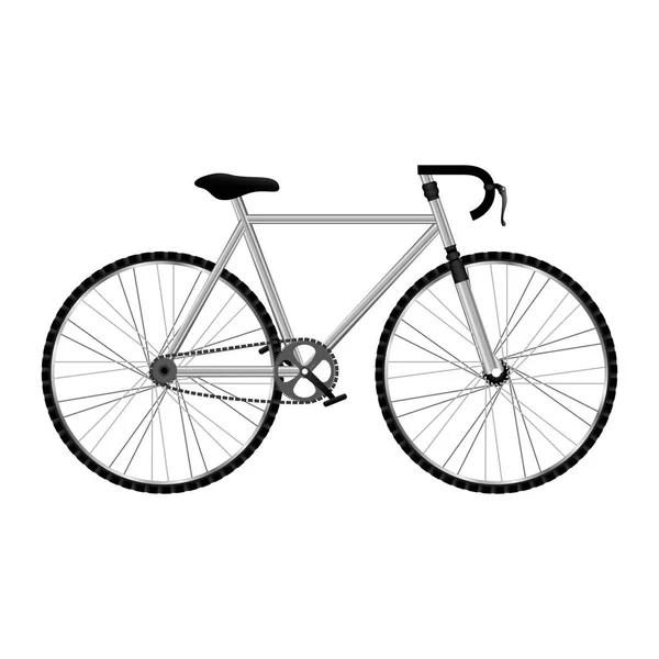 Bisiklet araç simgesini — Stok Vektör