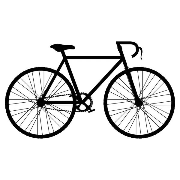 Fiets voertuig pictogram — Stockvector