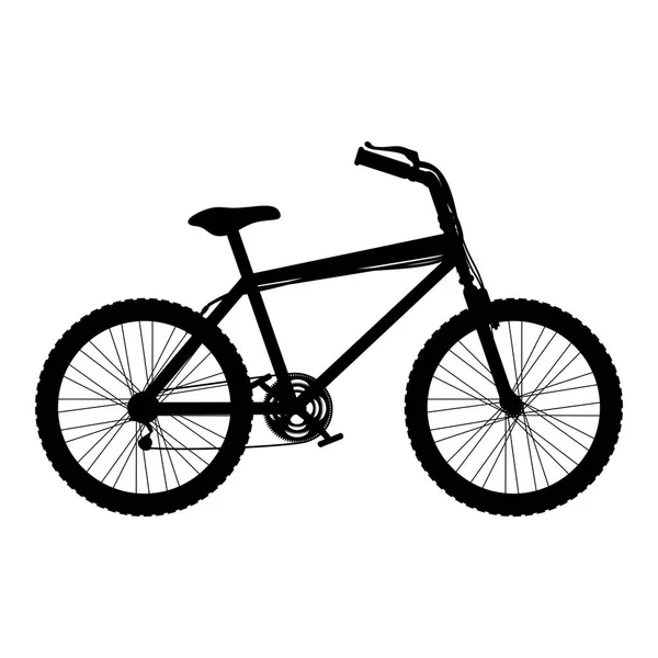 Bisiklet araç simgesini — Stok Vektör
