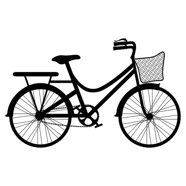 Cykel fordonsikonen — Stock vektor