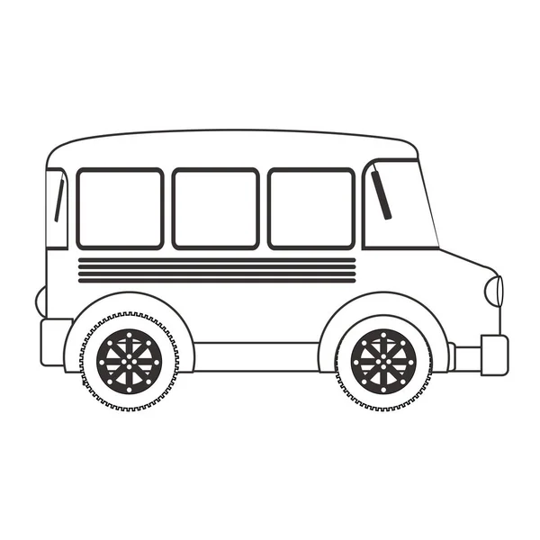 Diseño del vehículo de transporte — Vector de stock