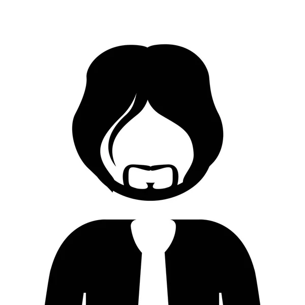 Ícone homem avatar — Vetor de Stock