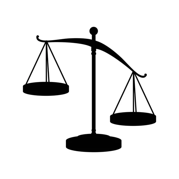 Escala do direito da justiça —  Vetores de Stock