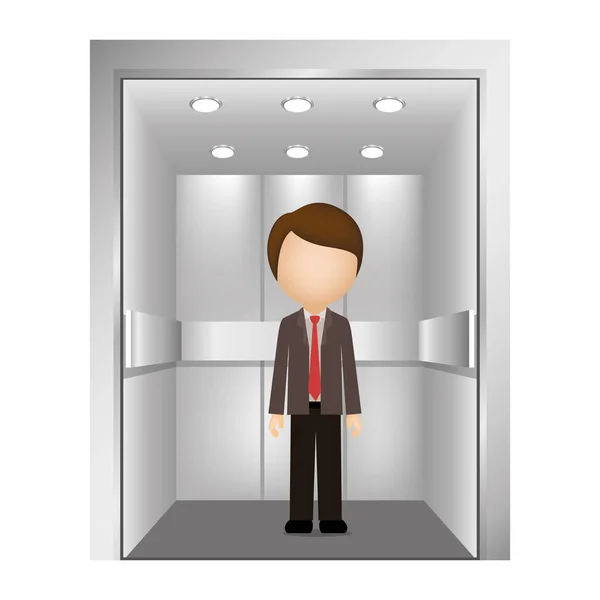 Lift tervező emberek — Stock Vector