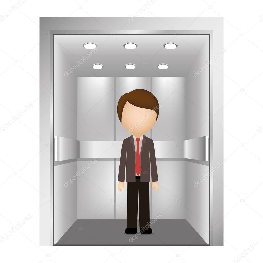 people in elevator design