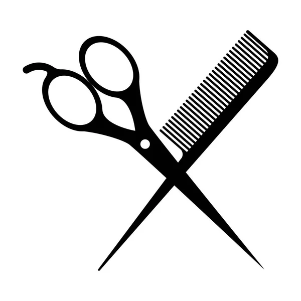 Design de salão de cabelo — Vetor de Stock