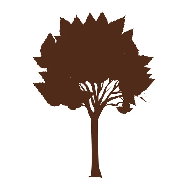 Εικονίδιο φυτών δένδρων — Διανυσματικό Αρχείο