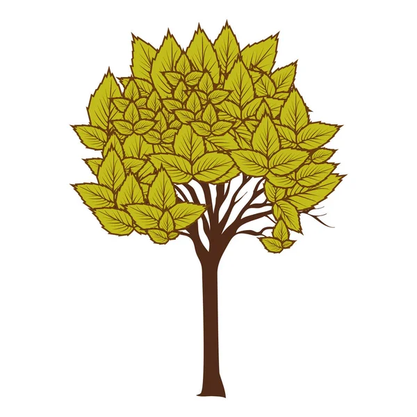 Árbol planta icono — Vector de stock