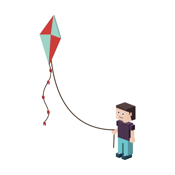 Kite toy design — Stock Vector