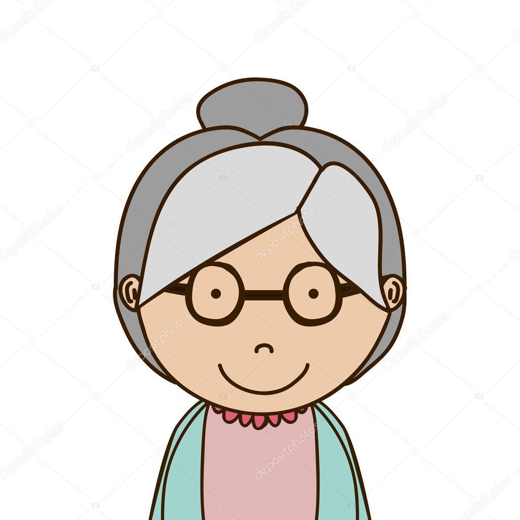 old woman icon